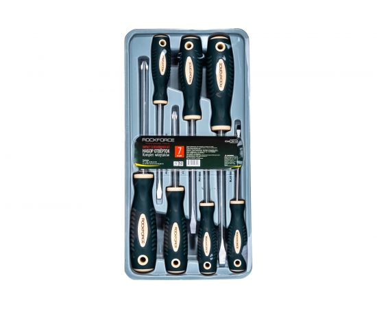 Набор магнитных отверток ROCKFORCE Profi S2, 7 предметов RF-20713 