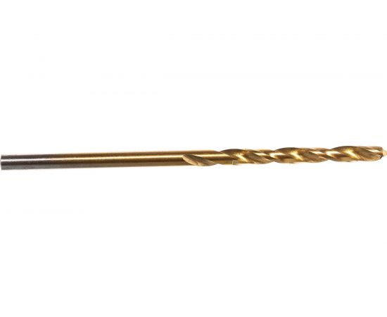 Сверло по металлу (2.5х30х57 мм; ц/х; класс А1; Р9 нитрид титана) Туламаш ТМ 98217 