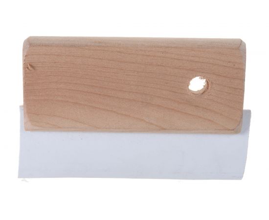 Резиновый шпатель для затирки швов с деревянной ручкой 100мм Мелодия цвета 1209210 – изображение 2