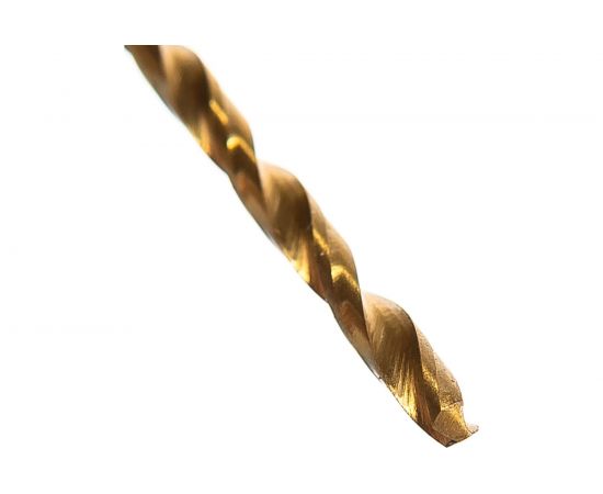 Сверло по металлу (2.5х30х57 мм; ц/х; класс А1; Р9 нитрид титана) Туламаш ТМ 98217 – изображение 2