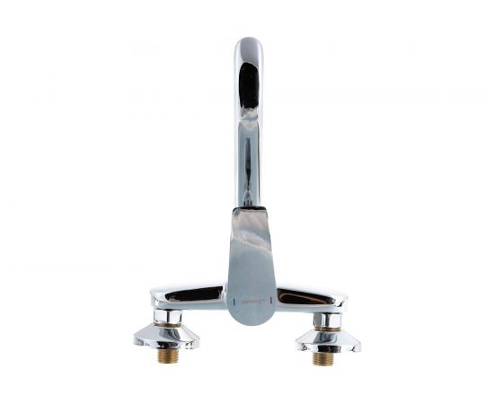 Настенный смеситель Zollen Bergen нижний излив 250 мм, картридж 35 мм BE11610141 443366 – изображение 2