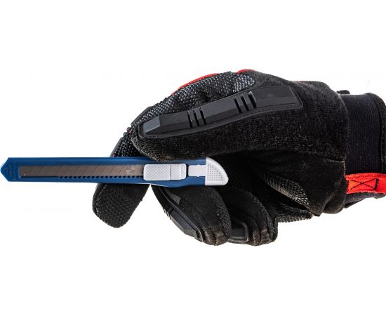 Технический нож, лезвие 9мм, пластиковый корпус КОБАЛЬТ 242-182 – изображение 2