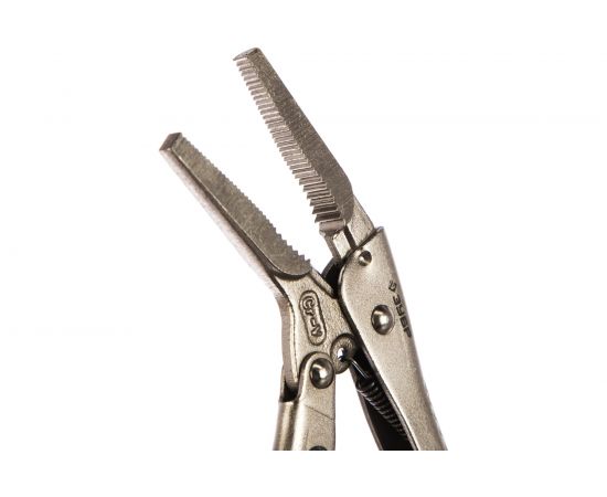 Ручной зажим Зубр Эксперт с удлиненными губками из кованой Cr-V стали для мест с ограниченным доступом 150 мм 22511-15 – изображение 2