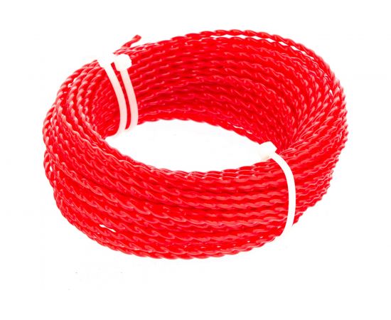 Леска для триммера овальная витая (2.4 мм, 15 м) СИБРТЕХ 961375 – изображение 2