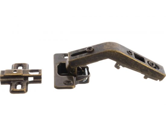 Мебельная накладная петля Amig антик 4402 – изображение 2