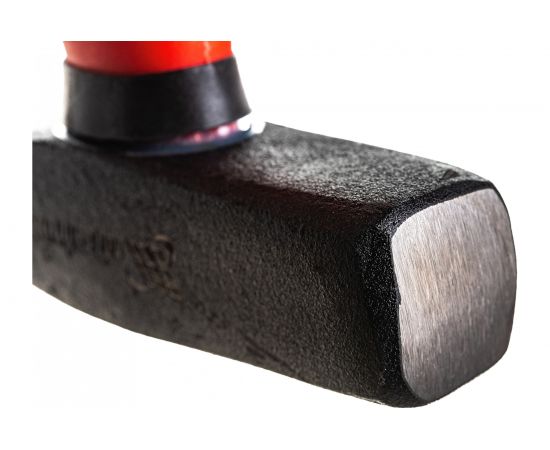 Молоток слесарный Matrix Optimal 300 г фибергласовая обрезиненная рукоятка квадратный боек 10367 – изображение 2