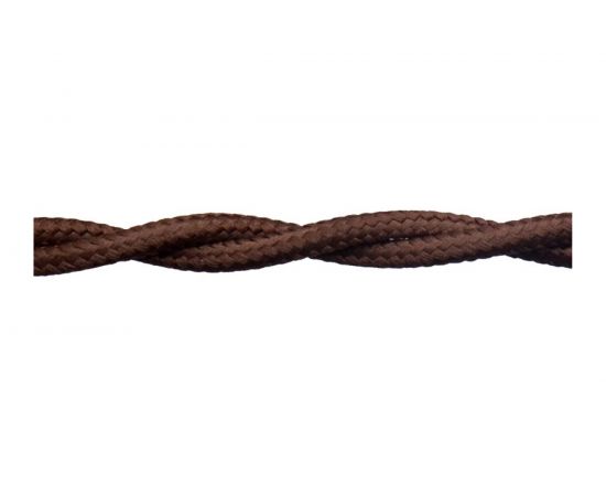 Витой провод Retrika, ретро 2х2.5 коричневый, 50м RP-22502 – изображение 2