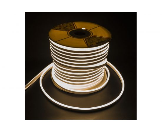 Светодиодная лента Jazzway Неон PFN-01 2835, 120 220V 6w/m 8x16mm 3000K IP65 50m 5018013A – изображение 2