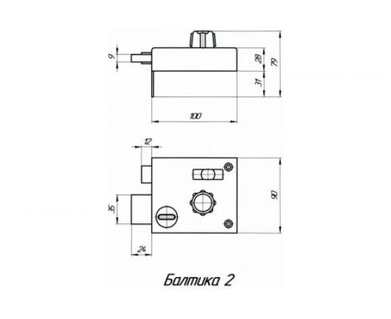 Накладной замок Шепард Балтика-2 г.С-Пб 4009 – изображение 3