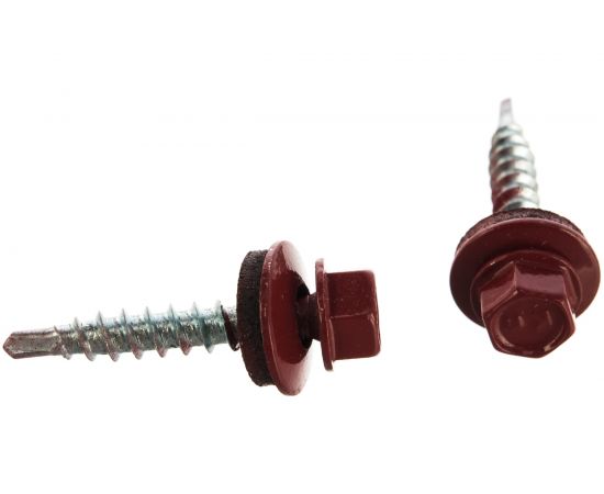 Кровельный саморез Kenner 4,8х29 RAL3011 красно-коричневый 300шт ск293011ф – изображение 3