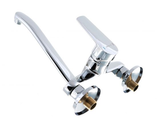 Настенный смеситель Zollen Bergen нижний излив 250 мм, картридж 35 мм BE11610141 443366 – изображение 3