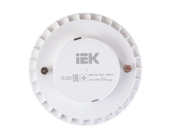 Лампа IEK LED T75 таблетка 10вт 230В 3000К GX53 LLE-T80-10-230-30-GX53 – изображение 3