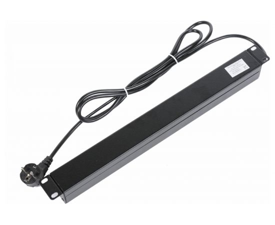 Блок силовых розеток ЦМО 19 со шнуром 2 м, без выключателя, 9 розеток БР-9П-Ш-9005 – изображение 4