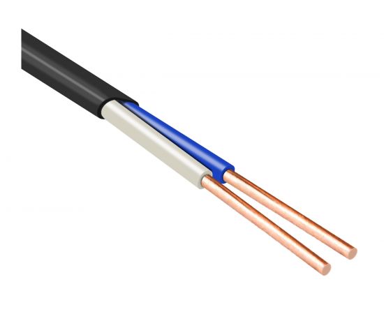 Кабель ЭлПроКабель твердый плоский негорючий ВВГп-нг 2x1,5 ГОСТ 10м 4630017849444 – изображение 4