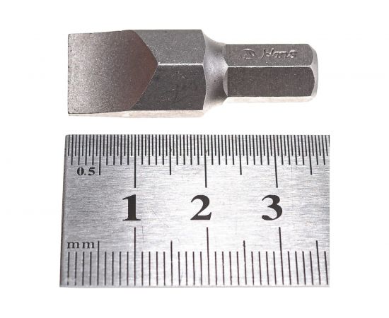 Бита шлицевая короткая (SL12; 5/16) Hans 012-4M12 – изображение 4