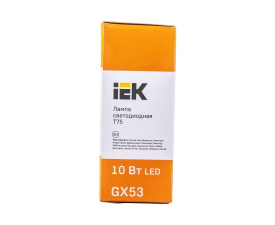 Лампа IEK LED T75 таблетка 10вт 230В 3000К GX53 LLE-T80-10-230-30-GX53 – изображение 4