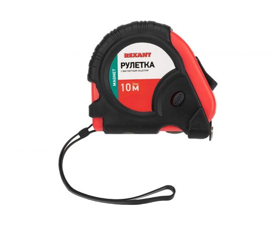 Рулетка REXANT Профи прорезиненный корпус 10 м х 25 мм магнитная 12-9017 – изображение 4