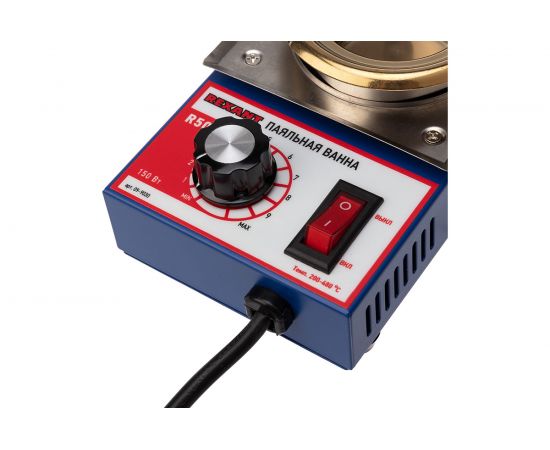 Паяльная ванна REXANT модель R50, 150 Вт, 50 мм, 200-480 C 09-9030 – изображение 5