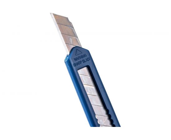 Технический нож, лезвие 9мм, пластиковый корпус КОБАЛЬТ 242-182 – изображение 5