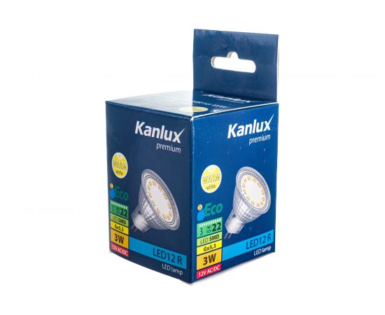Светодиодная лампочка KANLUX LED12 R 3W MR16 WW 12В/ 19932 – изображение 6