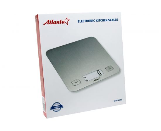 Кухонные электронные весы Atlanta ATH-6195 silver – изображение 7