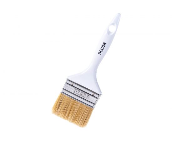 Кисть DECOR STANDARD универсальная 75х15 мм, светлая смешанная щетина, пласт. ручка 700-075 