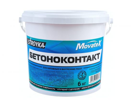 Бетонконтакт Movatex Stroyka 6 кг Т31701 