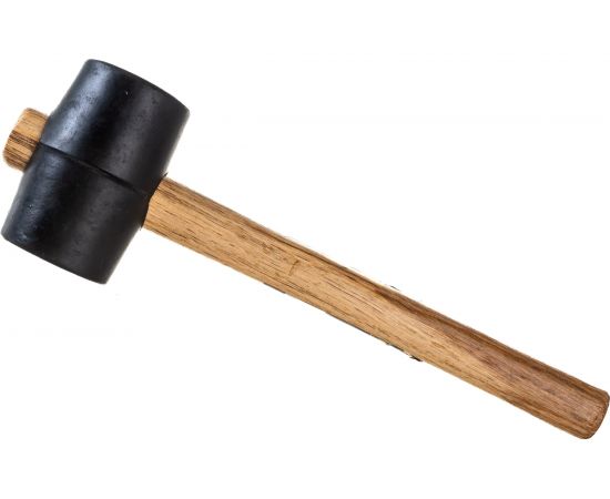 Киянка ULTIMA деревянная рукоятка, 230 г, черная резина, 121040 