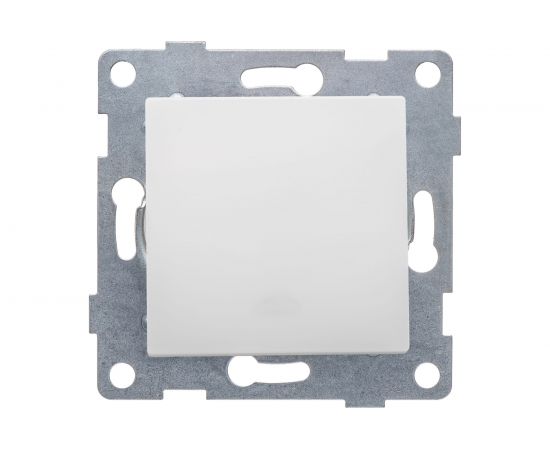 Механизм выключателя GUSI ELECTRIC Ugra 1кл. перекрестный, СУ, 10А, 250В, белый С11В7-001 