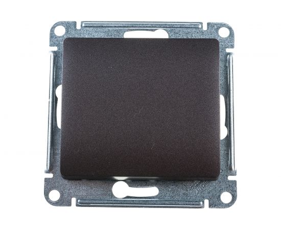 1-клавишный механизм выключателя Schneider Electric скрытой проводки Glossa 10А IP20 1 10AX графит GSL001311 