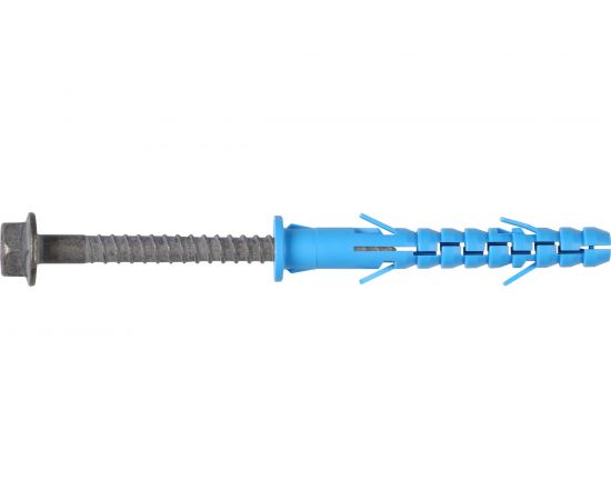 Фасадный дюбель ЕВРОПАРТНЕР ДФ Б 10x80 мм, шуруп ШГ, покрытие ТДЦ 4шт A1 0008 3 
