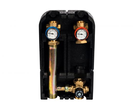 Насосная группа с термостатическим смесительным клапаном (1"", без насоса, DN 25) STOUT SDG-0002-002501 