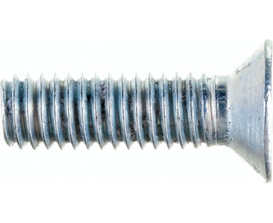 Винт Стройметиз M6х20 DIN 965, потайная головка, цинк уп. 10 шт 3091051 