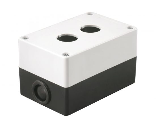 Корпус IEK, КП 102, 2-местный, белый, для кнопок, ИЭК, BKP10-2-K01 