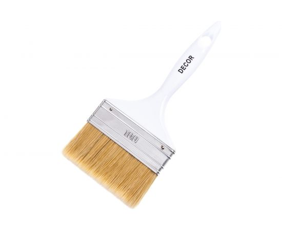Кисть DECOR STANDARD универсальная 100х15 мм, светлая смешанная щетина, пласт. ручка 700-100 