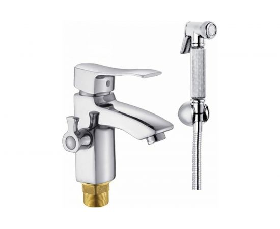 Смеситель для умывальника Potato с гигиенической лейкой P12209 