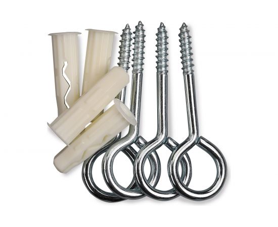 Дюбель ЕВРОПАРТНЕР MULTI 5 + петля-шуруп, L16 х d3,5 х d6 ZN, 15 шт. RB2 0148 