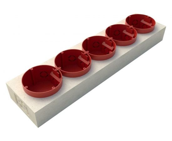 Подрозетник PhoneStar WOLF пять гнезд 4631153911187 