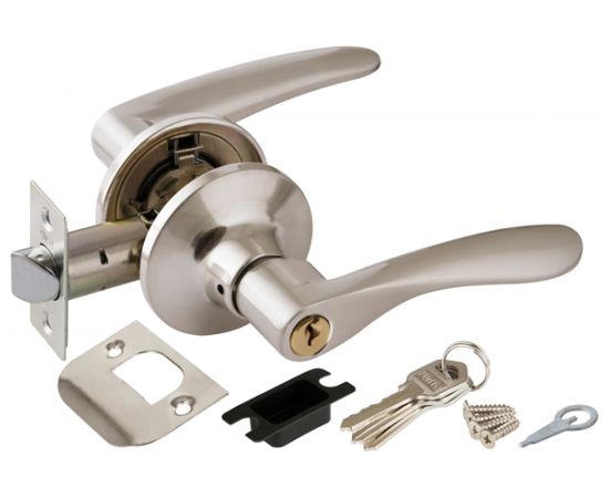 Ручка защелка PUNTO 6020 SN-E кл./фик. мат. никель 34663 