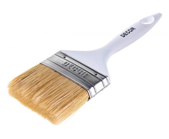 Кисть DECOR STANDARD универсальная 75х15 мм, светлая смешанная щетина, пласт. ручка 700-075 – изображение 2