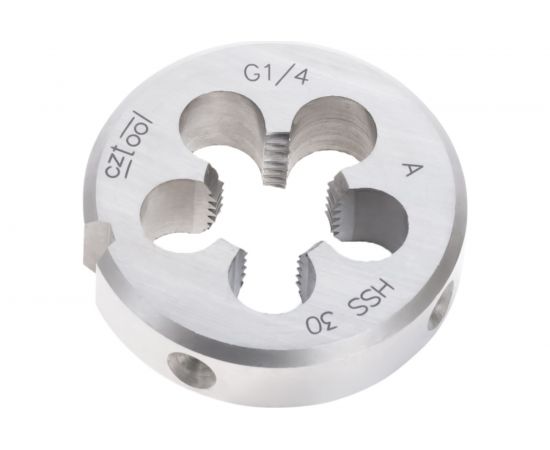 Плашка, трубная резьба HSS G 1/4 дюйма Bucovice Tools 242140 – изображение 2