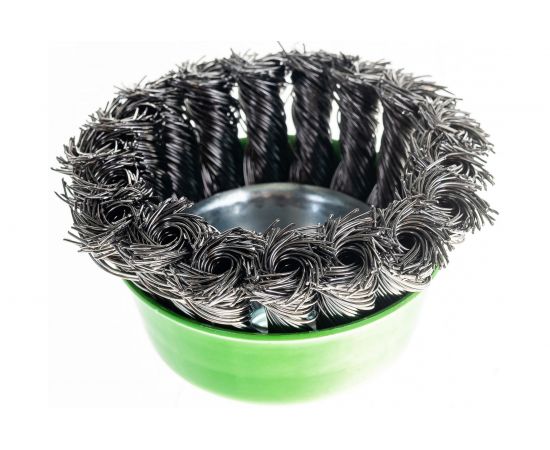 Щетка для УШМ (75 мм; М14; 0.5 мм) СИБРТЕХ 746247 – изображение 2