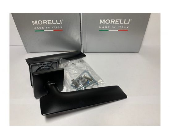 Дверная ручка MORELLI GALACTIC-SQ NERO цвет - черный 9012319 – изображение 2