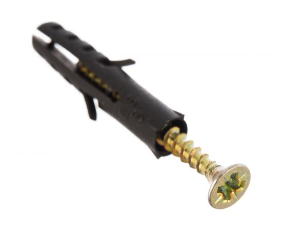 Набор крепления плинтусов VIPкрепеж 6/30 дюбель с усами 8шт/8шт 13002 VIPS – изображение 2