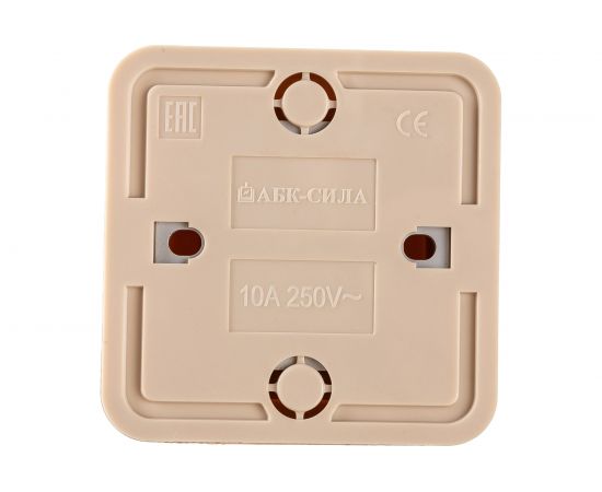 2-клавишный выключатель АБК-СИЛА 10А "АЛЬТАИР" сосна 5400203 – изображение 3