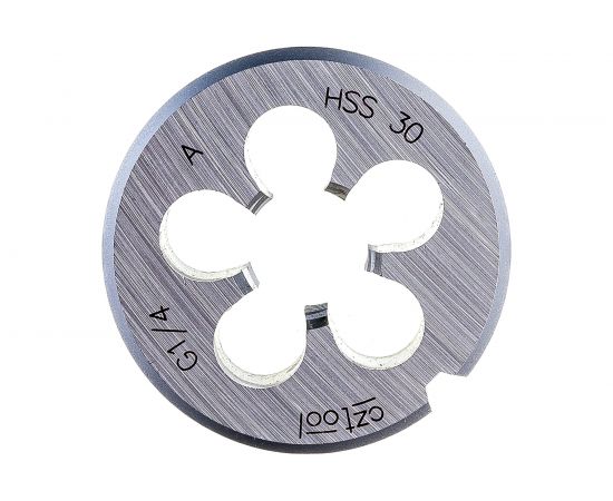 Плашка, трубная резьба HSS G 1/4 дюйма Bucovice Tools 242140 – изображение 3