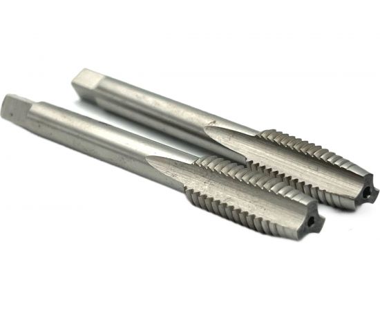 Дюймовый метчик TORNERI UNC 3/8" 16 нитей Р6М5 комплект из 2-х штук 035370 – изображение 3