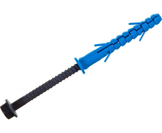 Фасадный дюбель ЕВРОПАРТНЕР ДФ Б 10x80 мм, шуруп ШГ, покрытие ТДЦ 4шт A1 0008 3 – изображение 3