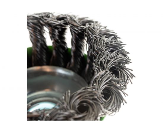 Щетка для УШМ (75 мм; М14; 0.5 мм) СИБРТЕХ 746247 – изображение 4