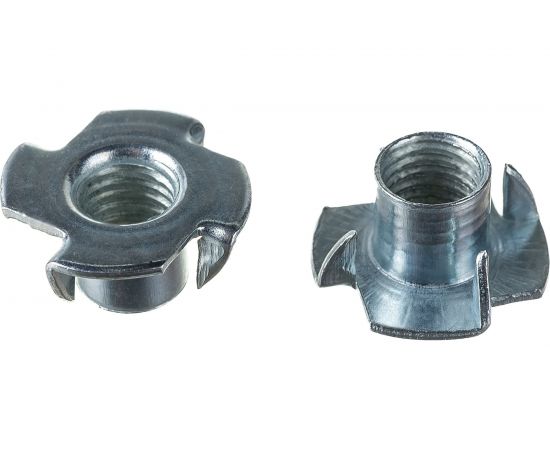 Крыльчатая, врезная гайка КРЕП-КОМП DIN 1624, М10х13, 150 шт. гкв10ф – изображение 4